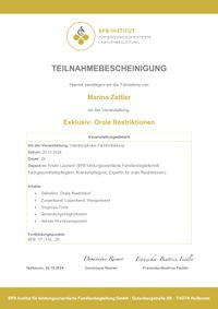 Teilnahmebescheinigung_Orale-Restriktionen-Exklusiv_29-10-2024_Marina Zettler-1